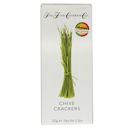 FINE CHIVE CRACKERS 150g