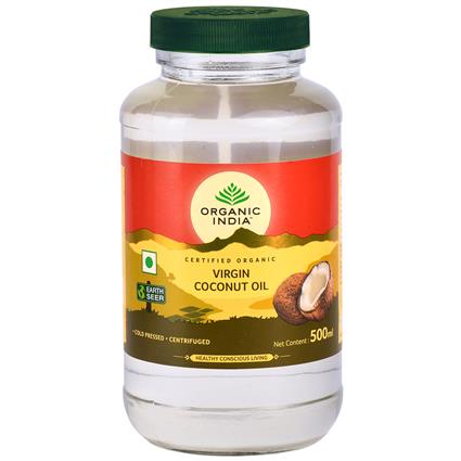 Organic India Coconut Oil Virgin 500Ml Bottle