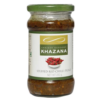 Stuffed Red chili Pickle - Sanjeev Kapoors Khazana