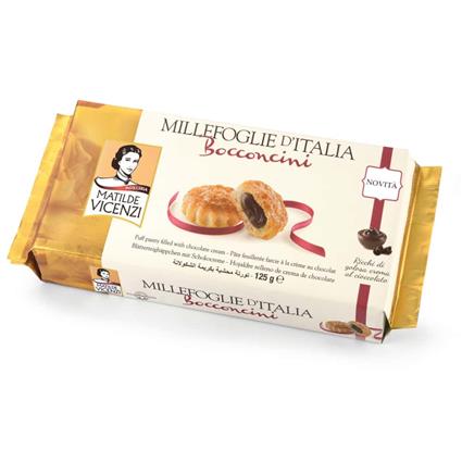 Vicenzi Puff Pastry With Chocolate Cream, 125G