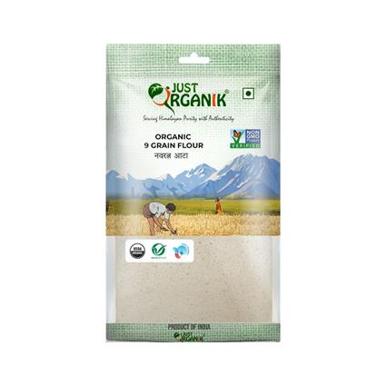 Just Organik Organic 9 Grains Flour Navratna Aata 1 Kg