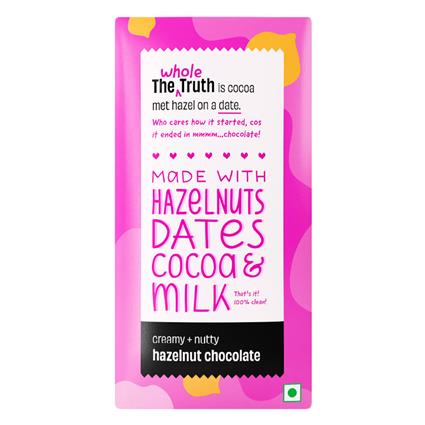 The Whole Truth Chocolate Bar Creamy And Nutty Hazelnut 50G