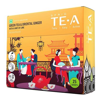 Sprig Green Tea With Oriental Gingerpack Of 25 Bags