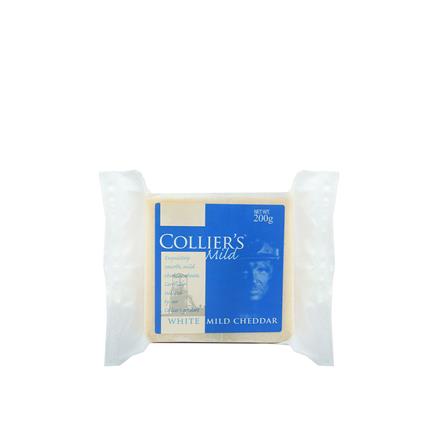 Colliers Cheddar White Cheese 200 Gm
