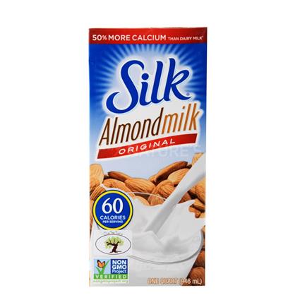 Silk Almond Original Soymilk, 946Ml Tetra Pack