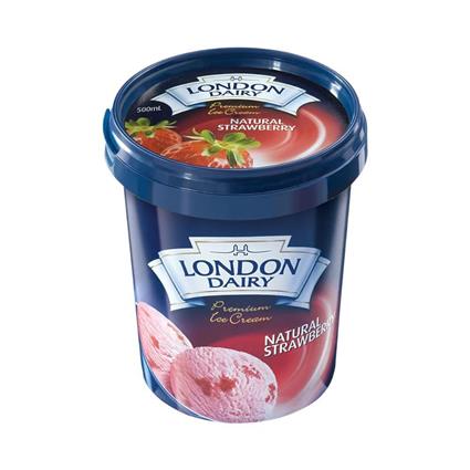 London Dairy Natural Strawberry 500Ml