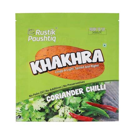 Rustik Paushtik Coriander Chilli Khakhra 200Gm