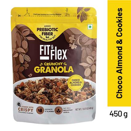 Fit & Flex Granola Choco Almond 450G Pouch
