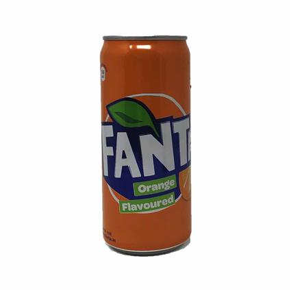 Fanta Orange Soft Drink, 300Ml Can