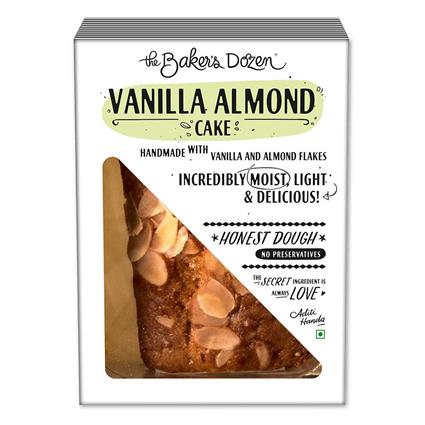 The Bakers Dozen Vanilla Almond Cake, 150G Box
