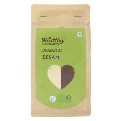 Healthy Alternatives Organic Besan/Gram Flour 500G Pouch