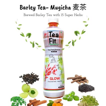 Teafit Glow Toasted Barley Ice Tea 300Ml Bottle
