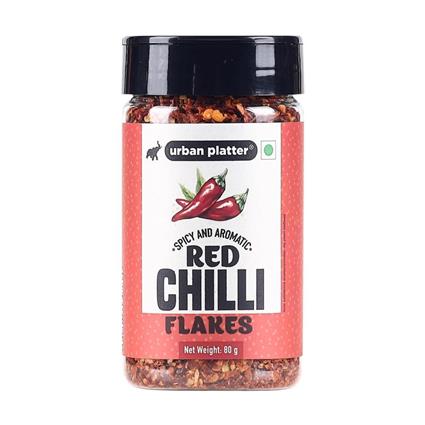 Urban Platter Dried Red Chilly Flakes Shaker 80G