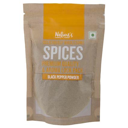 Natures Black Pepper Powder 100G Pouch