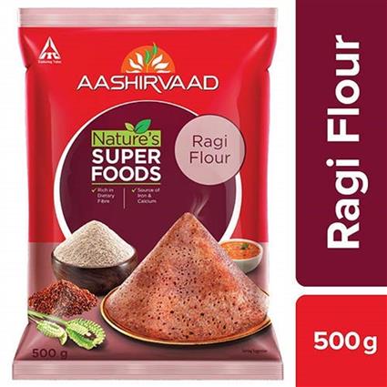 Aashirvaad Nature's Super Food Ragi Flour, 500 Pack