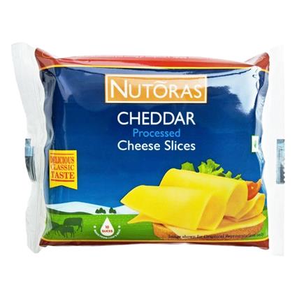 Nutoras Cheddar Cheese Slices 200G