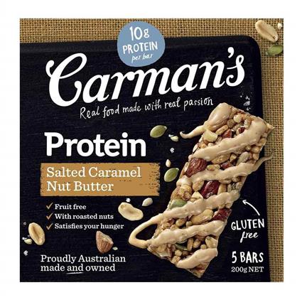 Carmans Protein Salt Caramel Nut Butter Bar 200G