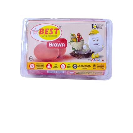Farm Made Foods Healthy Brown Eggs, 6Pcs Box