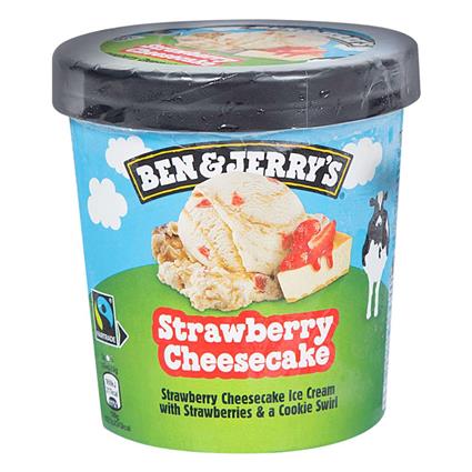 Ben & Jerrys Ice Cream Strawberry Cheesecake 465Ml