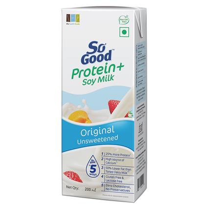 So Good Plant Based Protine Soy Milk, 200Ml Tetra Pack