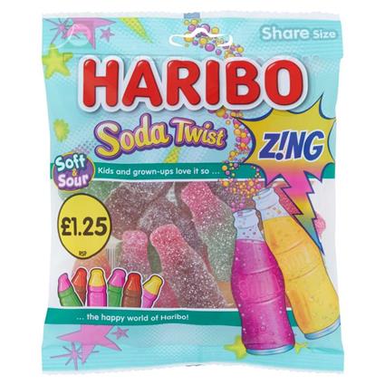 Haribo Soda Twist Zing Pmp 160 Gm