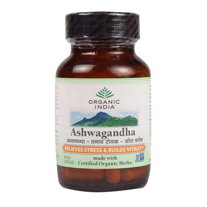 Organic India Ashwagandha 60 Capsules