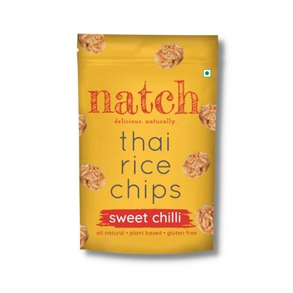 Natch Thai Rice Chips Sweet Chilli 100G Pouch