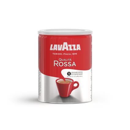 Lavazza Qualita Rossaground Coffee Powder, 250G Tin