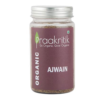 Praakritik Organic Ajwain Carom Seeds, 100G Bottle