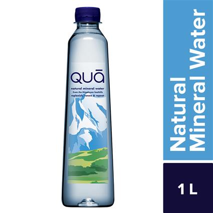 Qua Natural Mineral Water, 1L Bottle