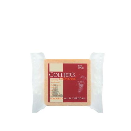 Colliers Mild Cheddar Yellow Cheese, 200G Pack