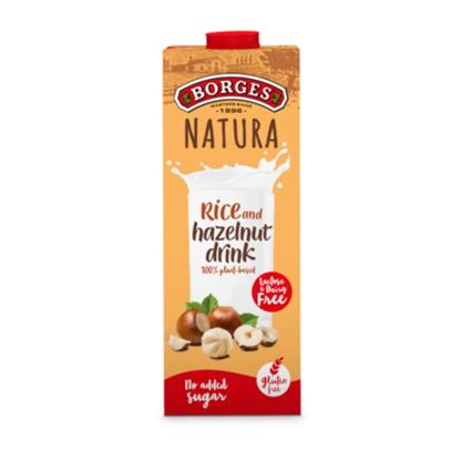 Borges Natura Rice Hazelnut Drink Vegan 1L Tetra Pack