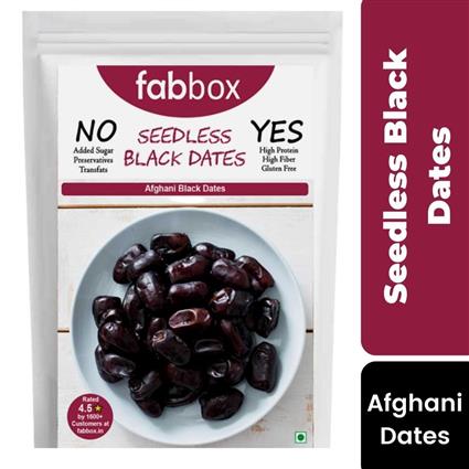 Fabbox Seedless Black Dates 140G