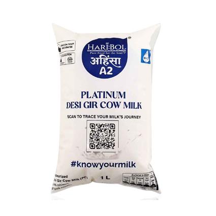 Haribol A2 Desi Cow Milk Platinum 1L