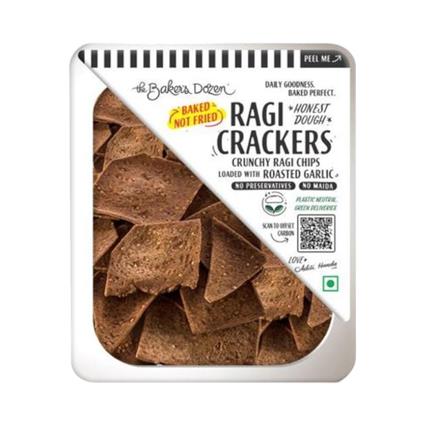 The Bakers Dozen Ragi Crackers 100G Pouch