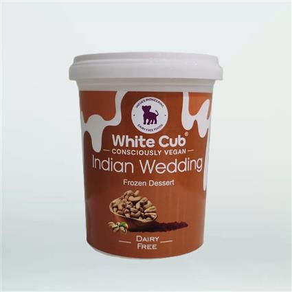 White Cub Dairy Free Ice Cream Indian Wedding 500Ml