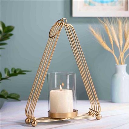 Sleek Wire Candle Prism