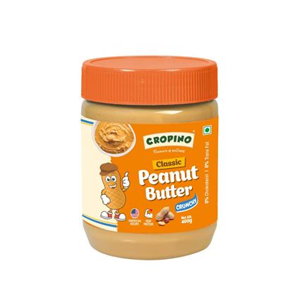 Cropino Classic Peanut Butter Crunchy 400G Jar