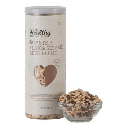 Healthy Alternatives Roasted Blended Mix With Sesame Flax Seeds, 125G