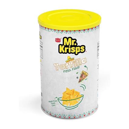 Mr Krispies Tortillachips Pizza Cans 100Gm