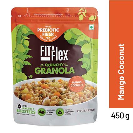 Fit & Flex Granola Mango Coconut, 450G Pouch