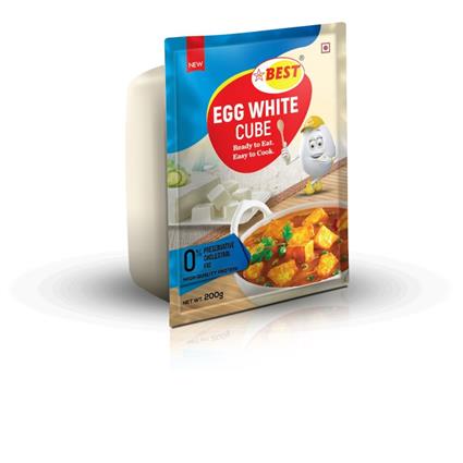 BEST EGG WHITE CUBE THERMO PACK 200G