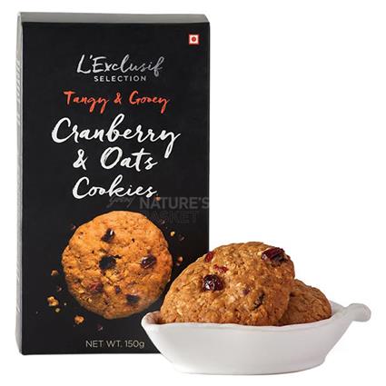 Lexclusif Cranberry And Oats Cookies, 150G Pouch