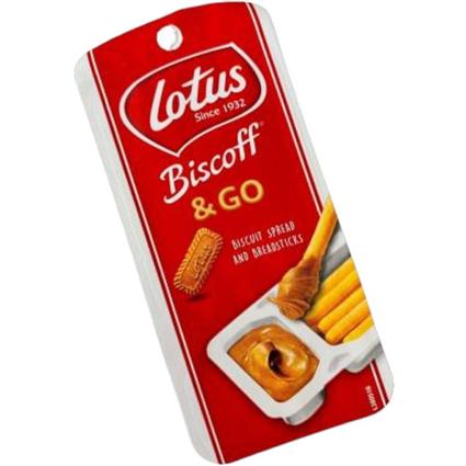 Lotus Biscoff & Go Biscuit Spread And Breadsticks 45G