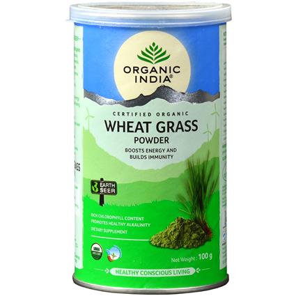 Organic India Grass Powder 100G Jar