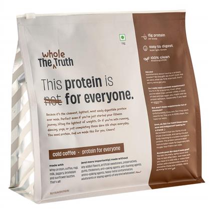 The Whole Truth Whey Protein Powder For Everyone Cold Coffee 1Kg