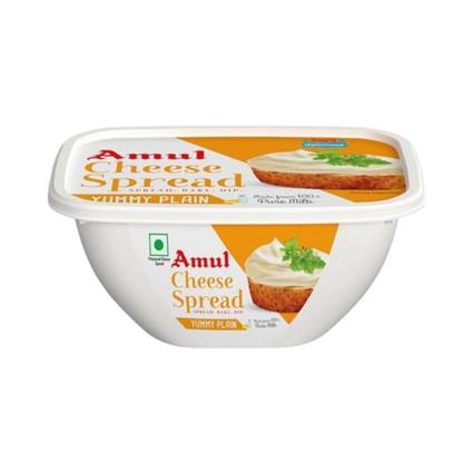 Amul Processed Cheese Spread - Yummy Plain Made From 100% Pure Milk 200 G Tub