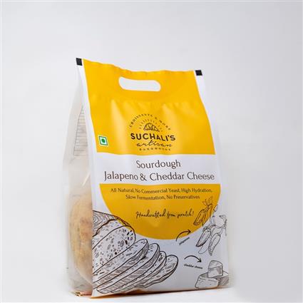 Suchalis Jalapeno & Cheddar Sourdough Bread 550G Pack