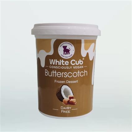 White Cub Ice Cream Butterscotch 500Ml Tub