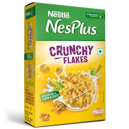 Nestle Nesplus Breakfast Cereal - Crunchy Flakes With Corn & Oats, 475 G Box